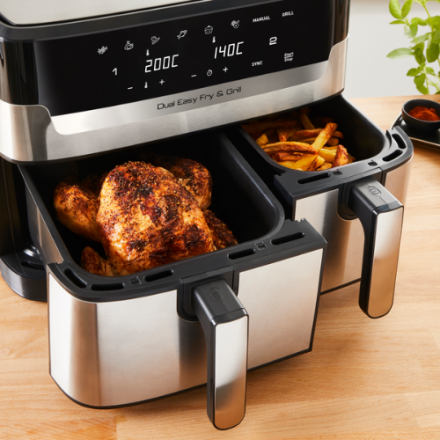 Karstā gaisa friteris Dual Easy Fry & Grill